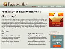 Tablet Screenshot of pageworthy.com